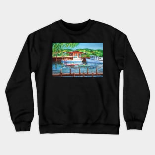 Shem Creek by Jan Marvin Crewneck Sweatshirt